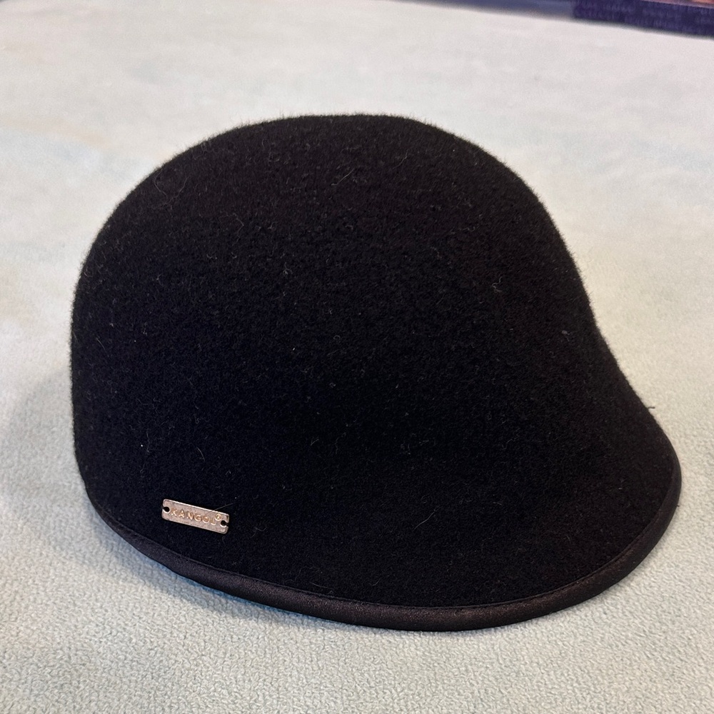 Kangol Classic Black Wool Hat